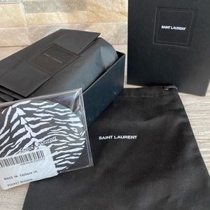 Saint Laurent Rive Droite Limited Edition Pocket Mirror w. Extras